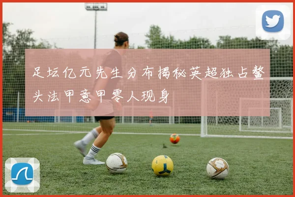 足坛亿元先生分布揭秘英超独占鳌头法甲意甲零人现身